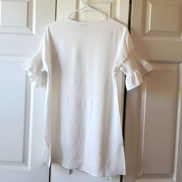 Patrizia Luca Milano white blouse, small - Picture 4 of 4